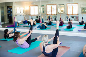 Pilates mat class at Energy Pilates Fintess Yoga.  All levels welcome.  